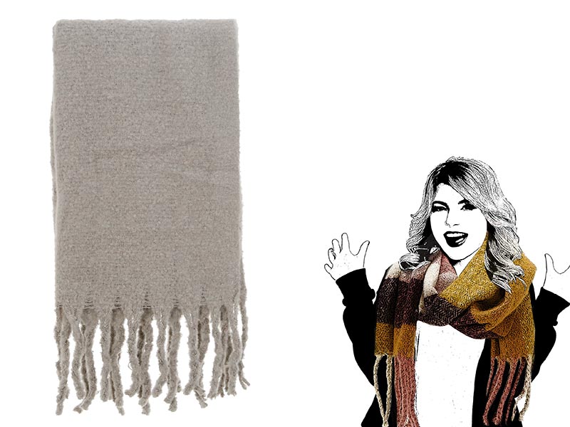 Bufanda gris | Ale-Hop