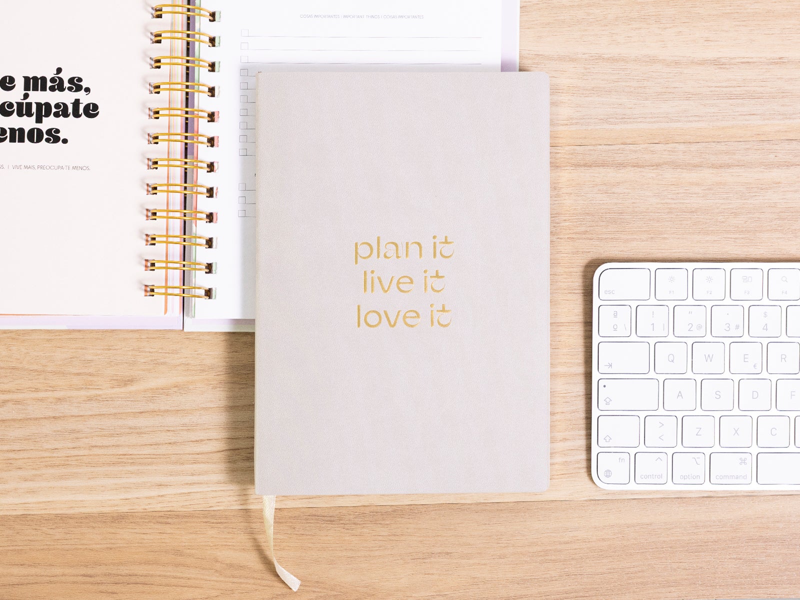 Taccuino elegante A5 – Plan it, live it, love it