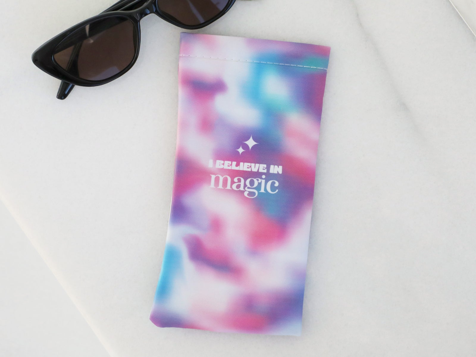 Sunglasses case i believe in magic