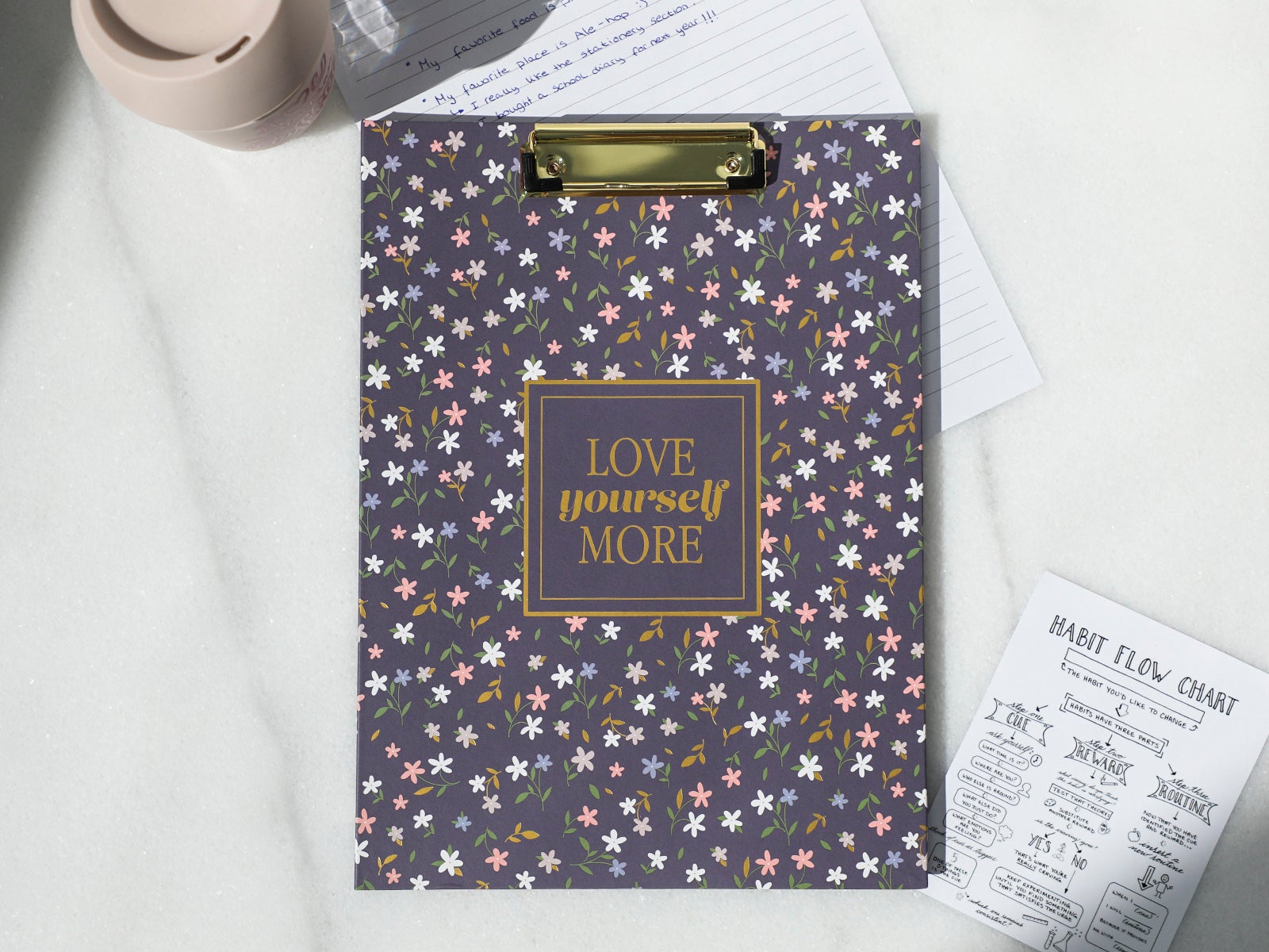 Clip folder little flowers