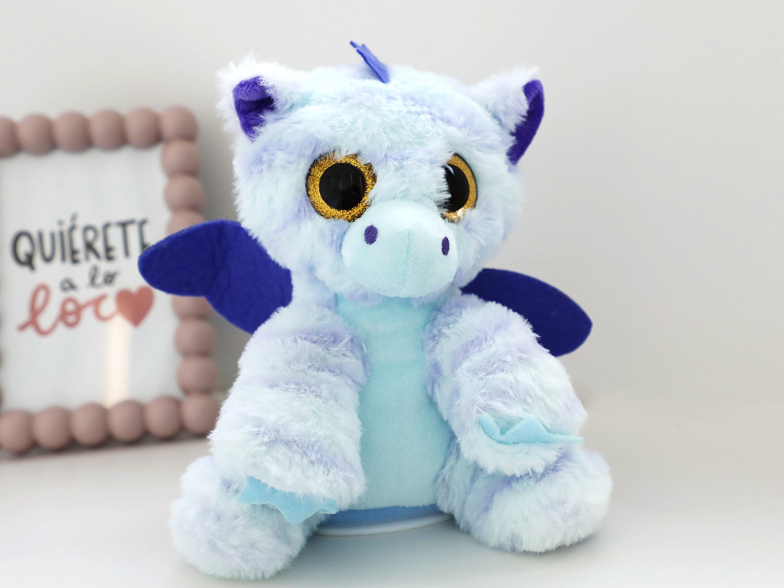 Interactive mini dragon figure