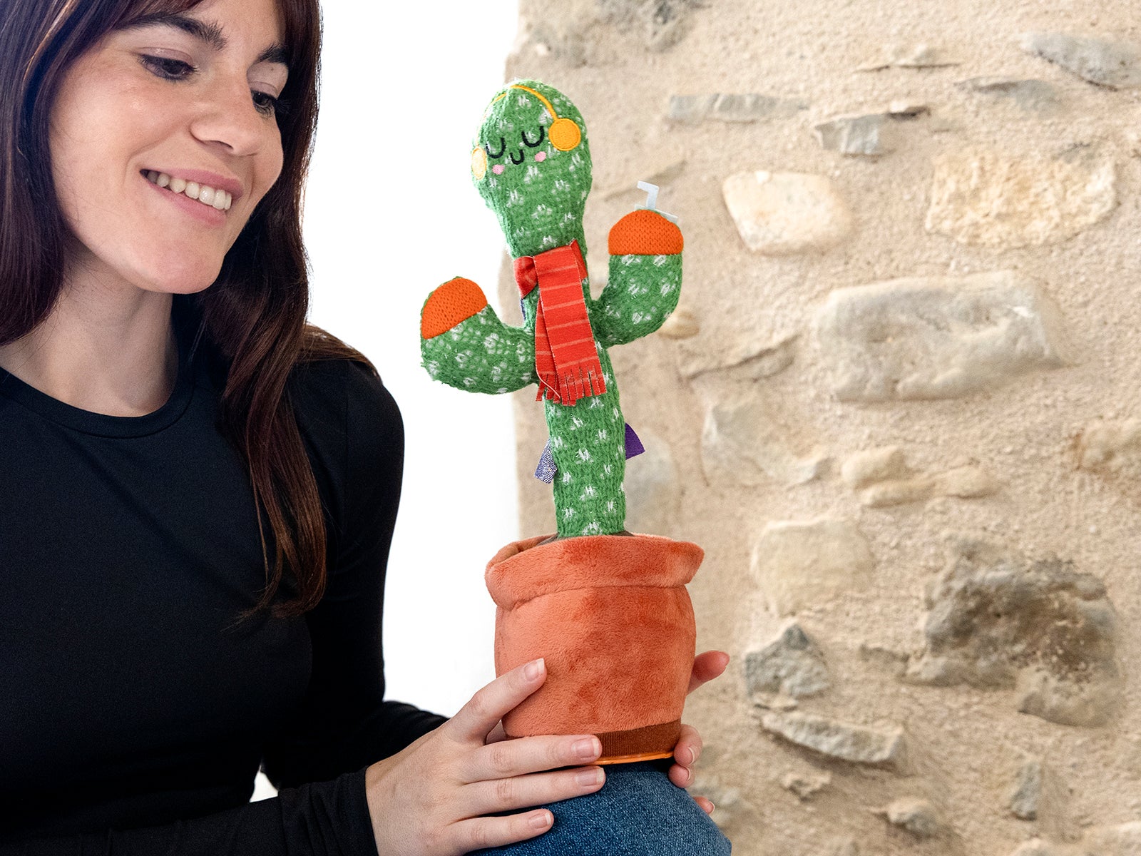 Interactive toy - Double-sided cactus