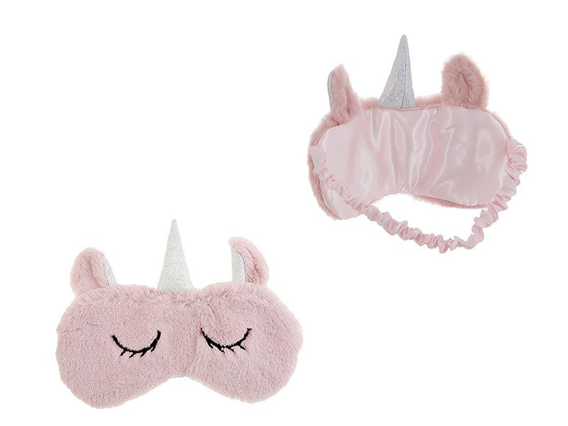 Antifaz peludo unicornio rosa - vista 4 Ale-Hop