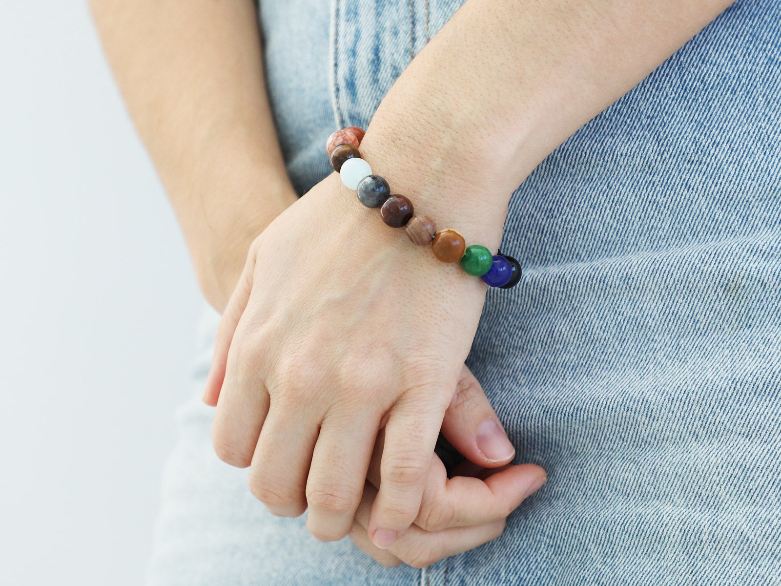 New! Handmade Solar System Bracelet With REAL Gemstones – Supply & Vibe