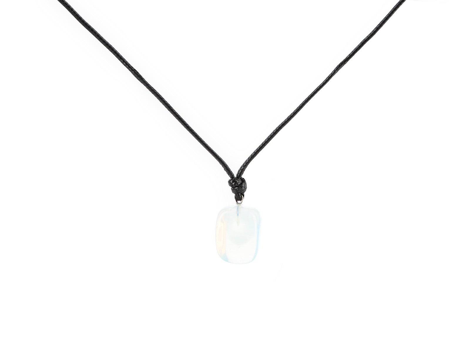 Colgante volcano con piedra de luna