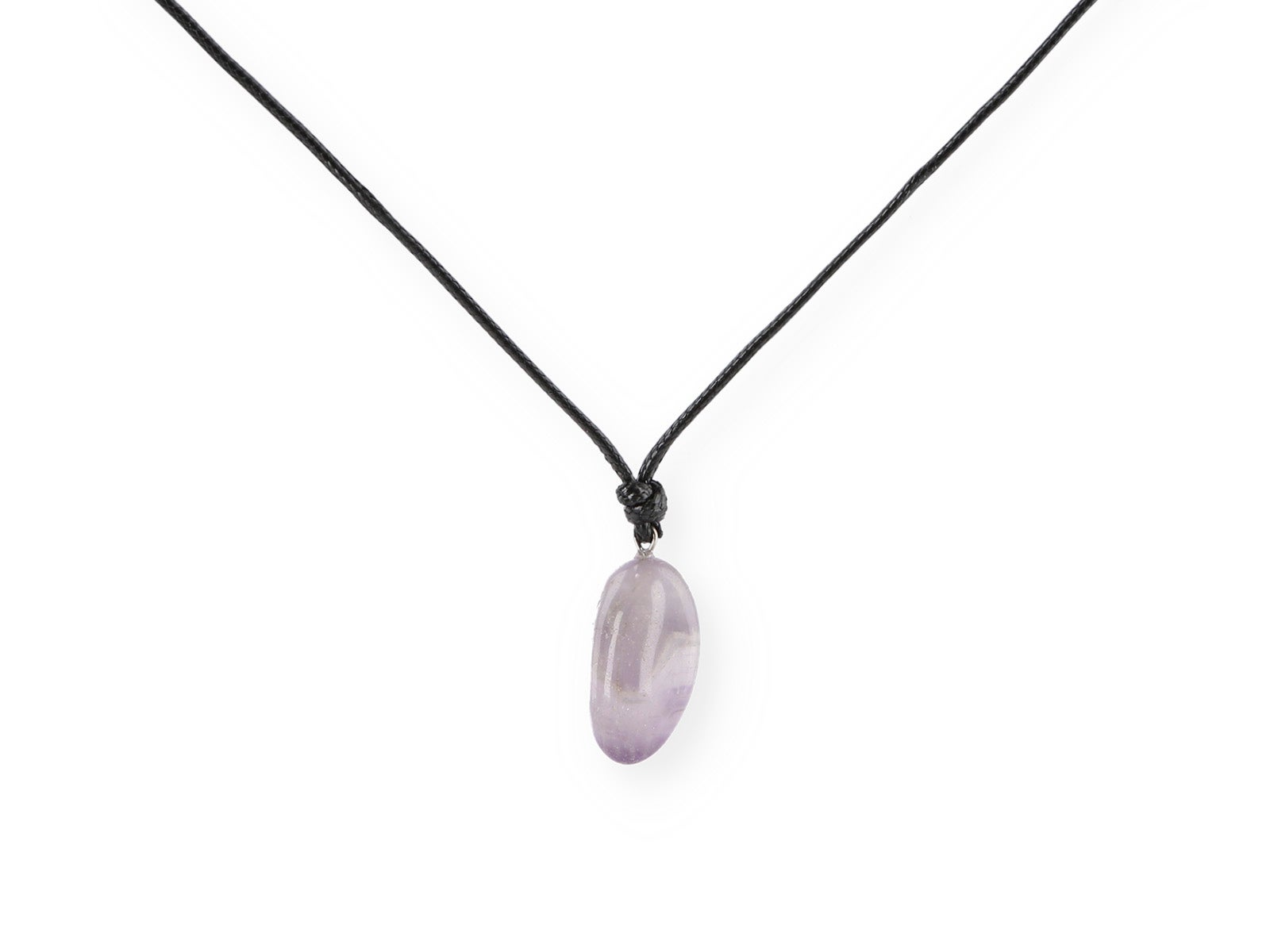 Necklace volcano amethyst