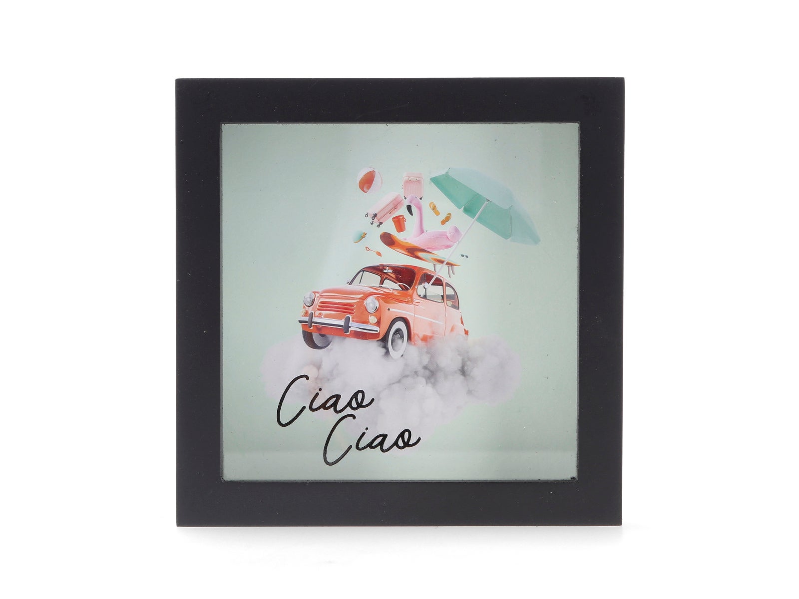 Wooden piggy bank ciao ciao