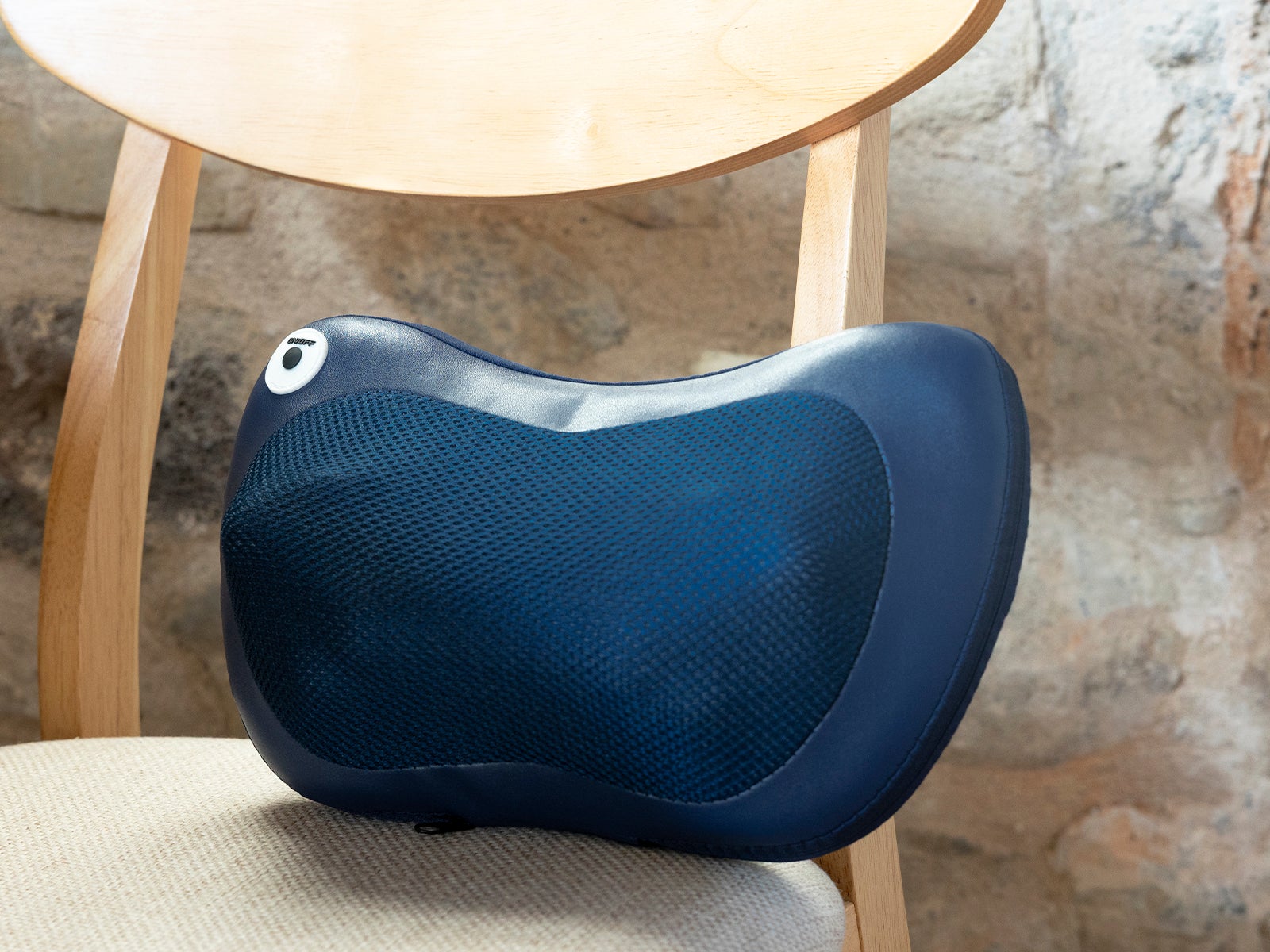 Blue massage cushion 