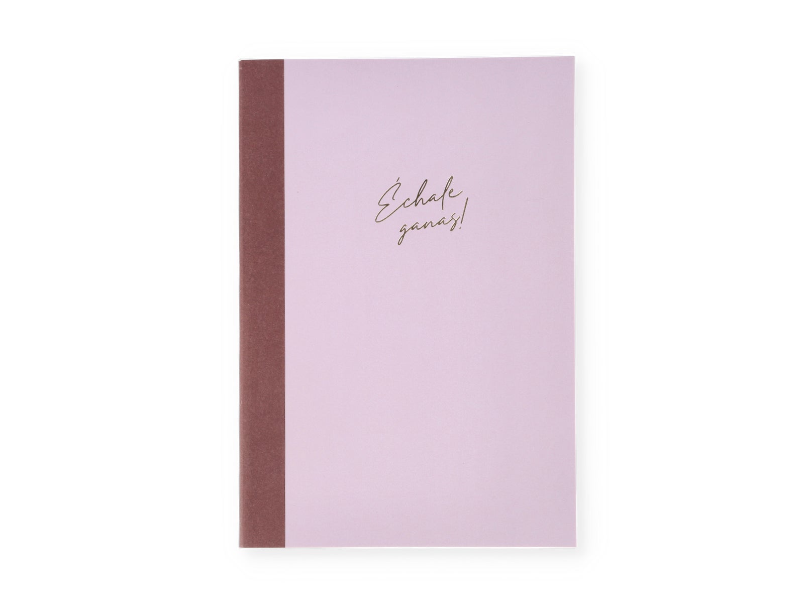 Libreta de tapa blanda lila - Échale ganas!