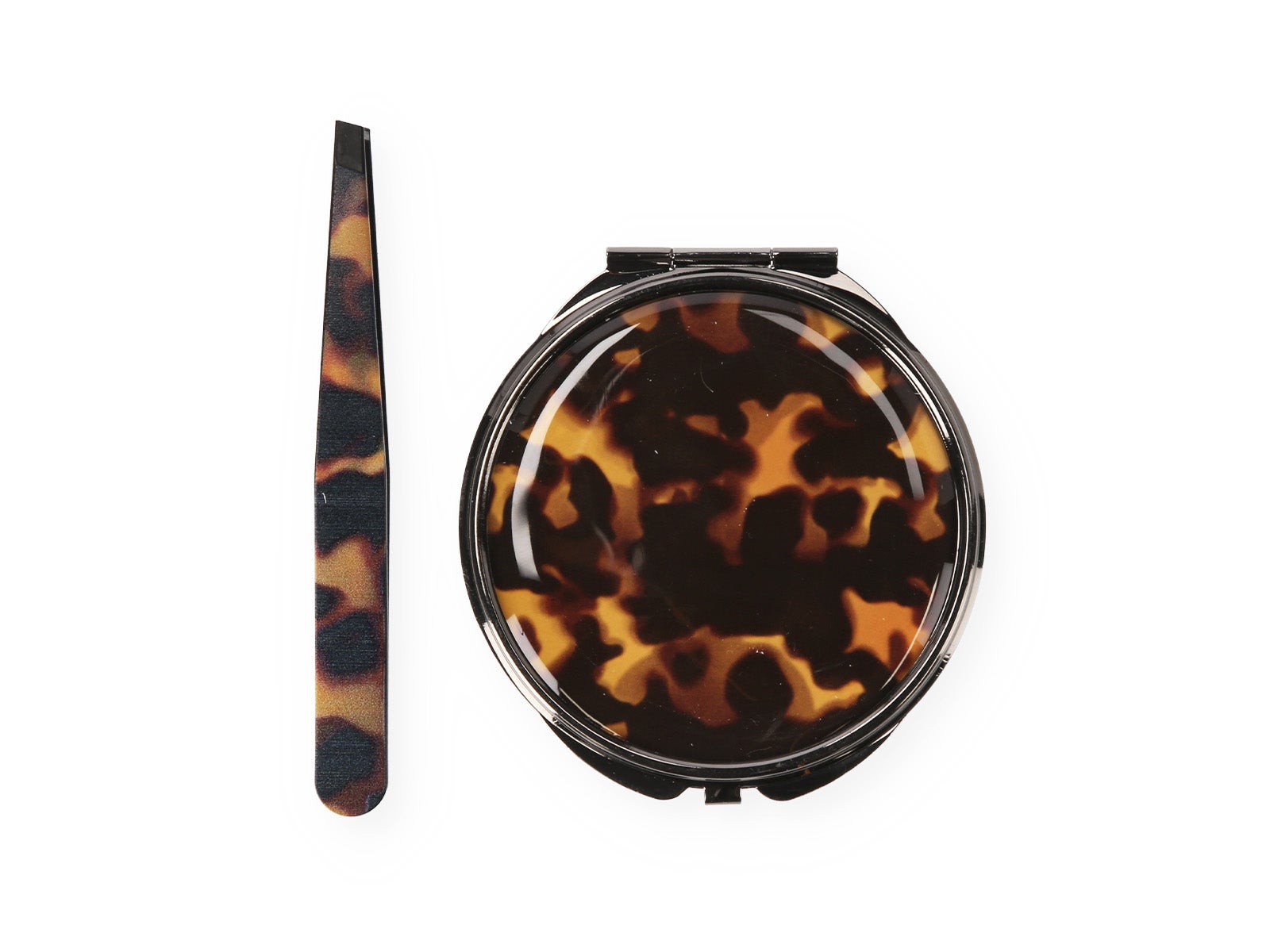 Set de espejo y pinza plegable