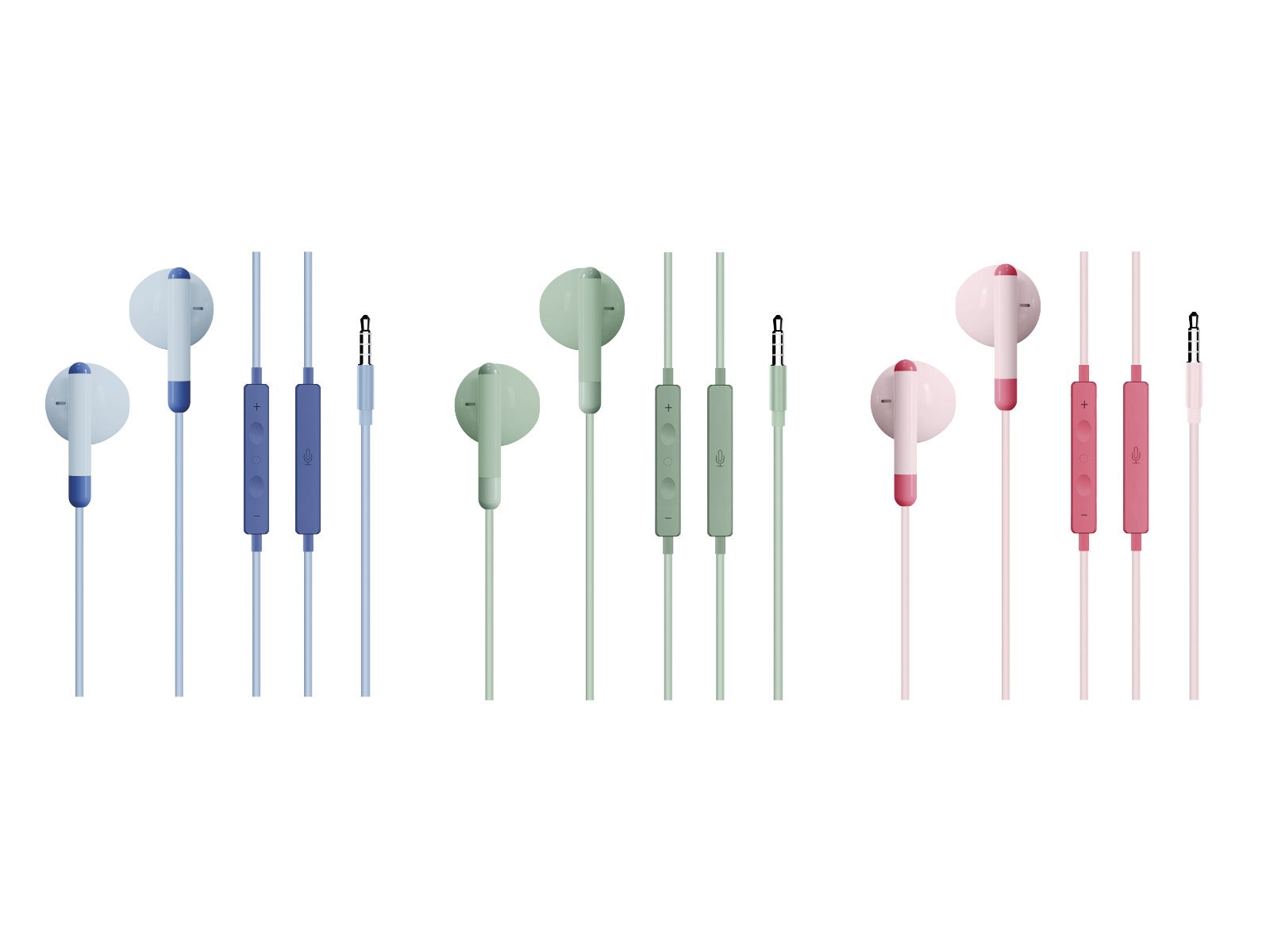 Auriculares jack - 3 colores