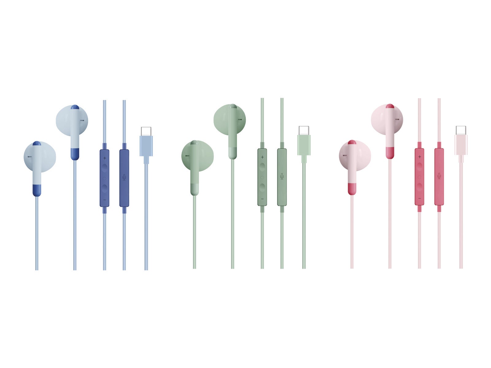 Auriculares tipo C | 3 colores
