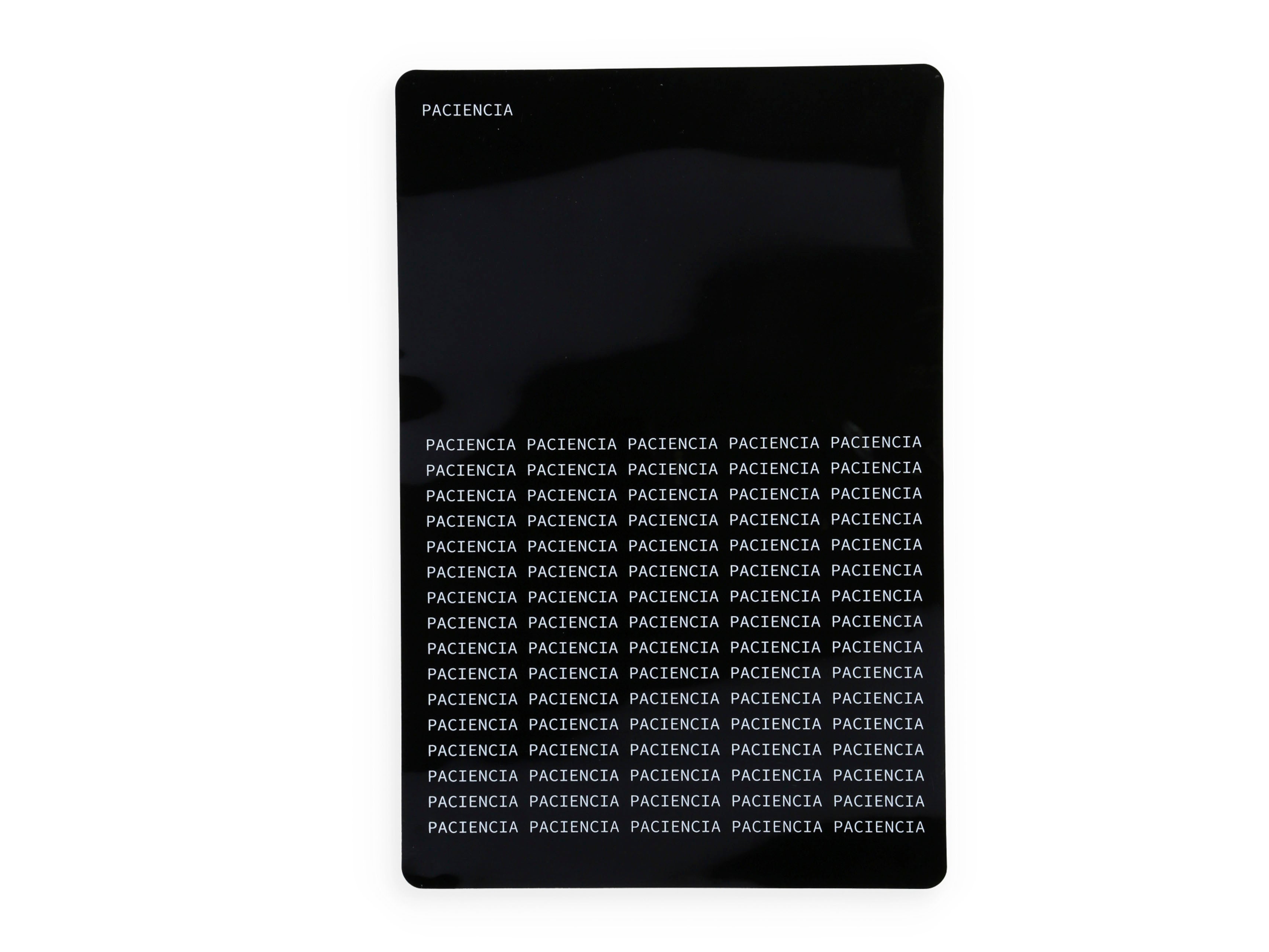 Cartel borde - Paciencia