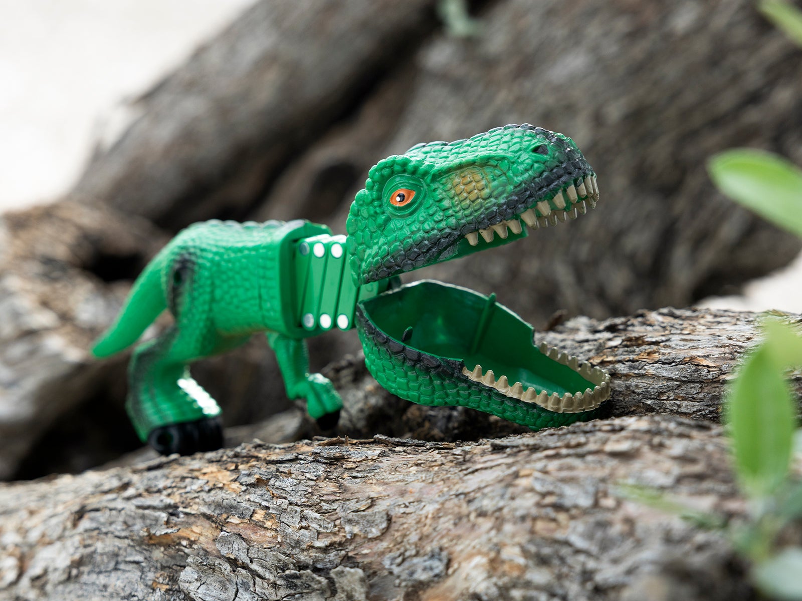 Juguete dinosaurio pinza