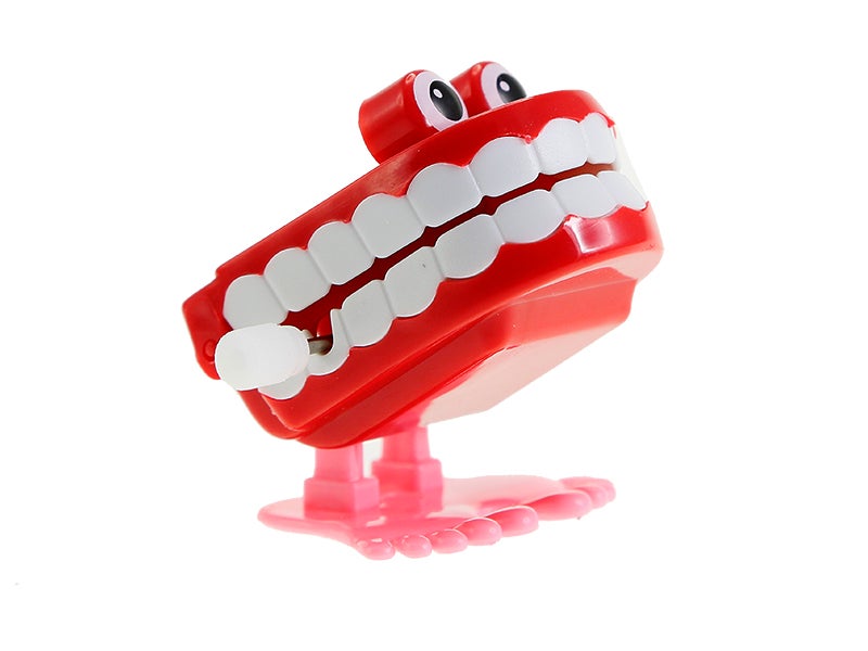 Juguete dentadura andante