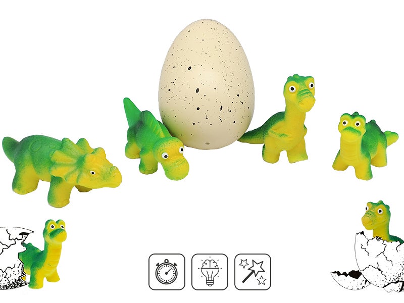 Huevo dinosaurio verde