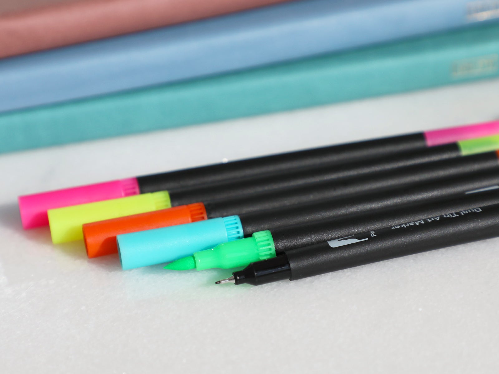 Rotuladores de colores doble punta 6uds