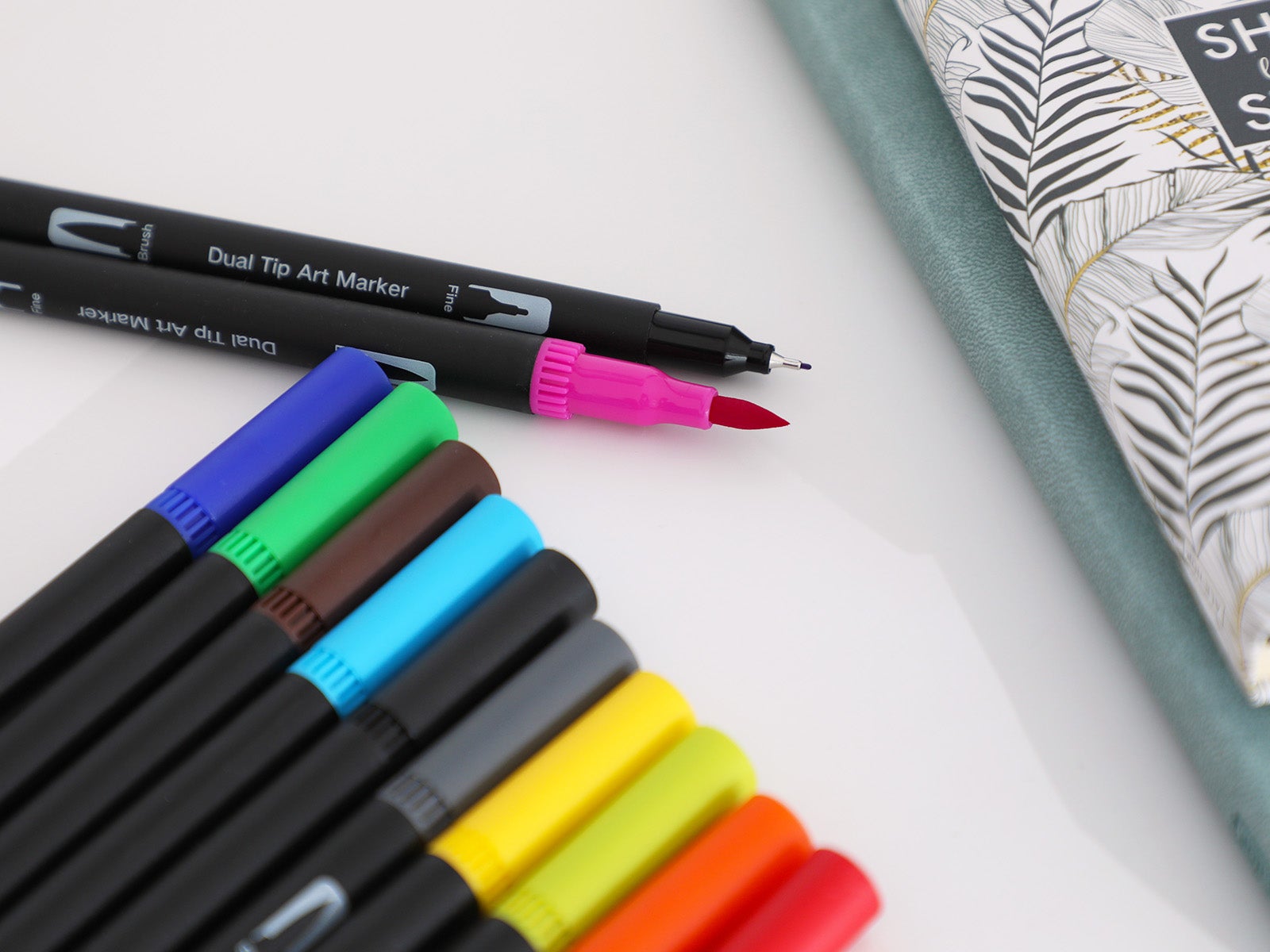 Rotuladores de colores doble punta 12uds