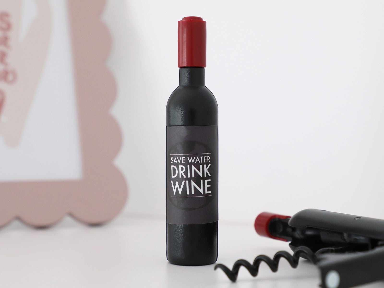 Corkscrew water deals bottle