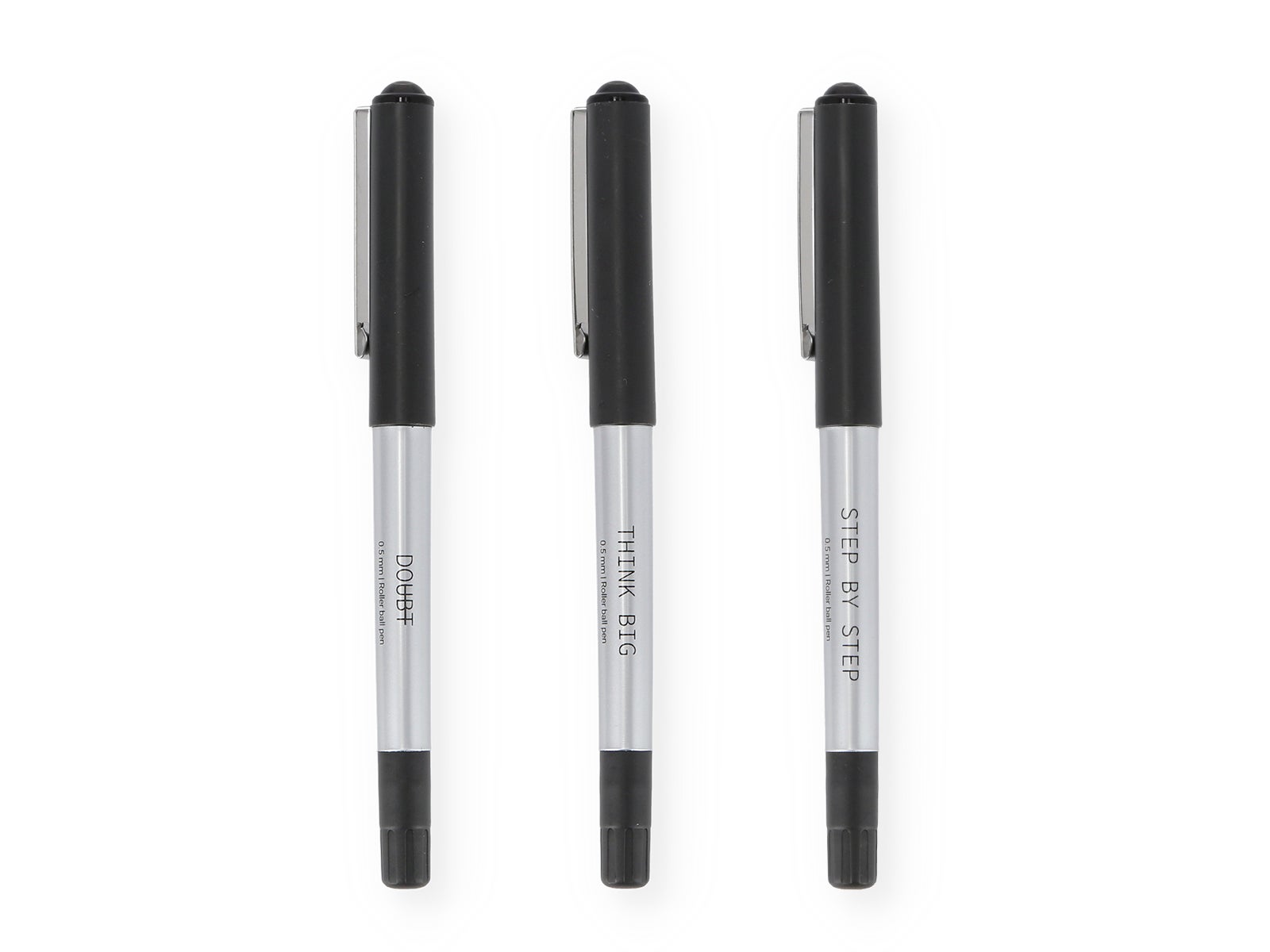 Pack de 3 bolígrafos negros