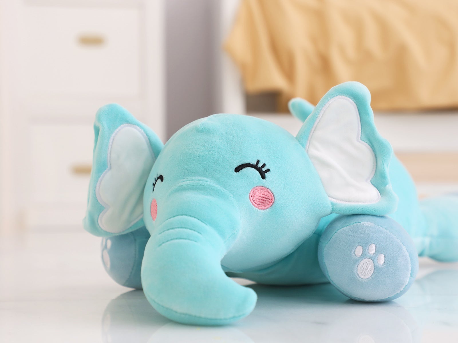 Peluche Elefante Acostado Durmiente