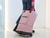 Maleta Plegable Rosa 2 Ruedas