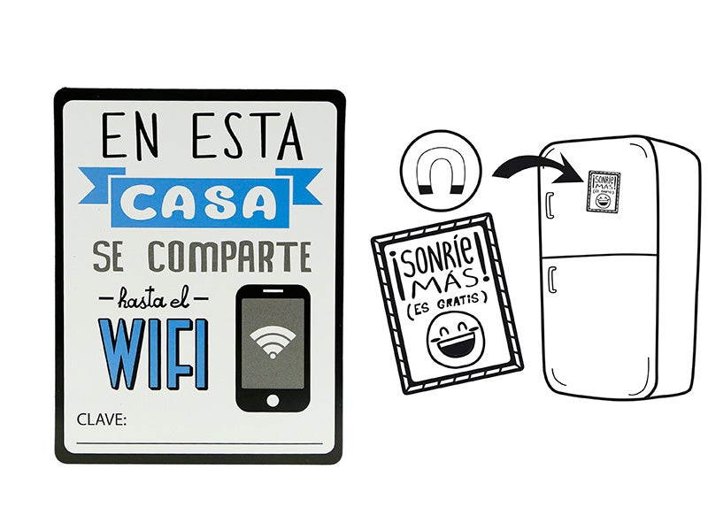 Imán comparte wifi