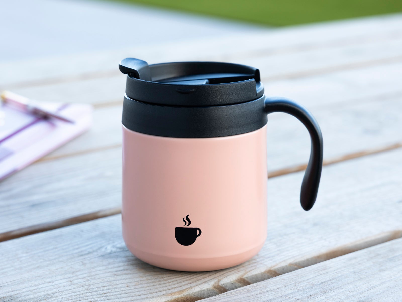 Caneca térmica 330ml rosa