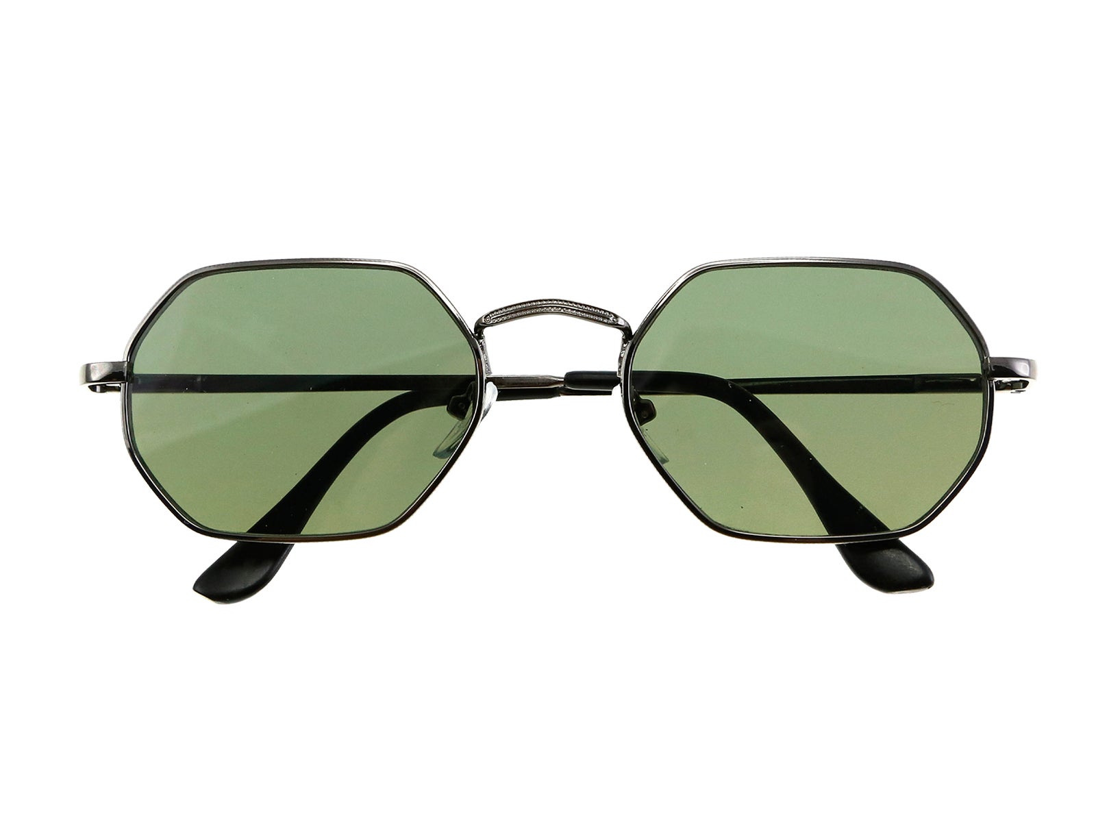 Gafas de sol hexagonales lentes verdes Ale Hop