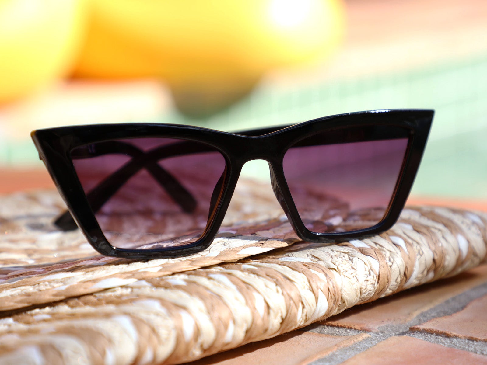 explosión Precursor dinastía Gafas de sol cat eye punta negra | Ale-Hop