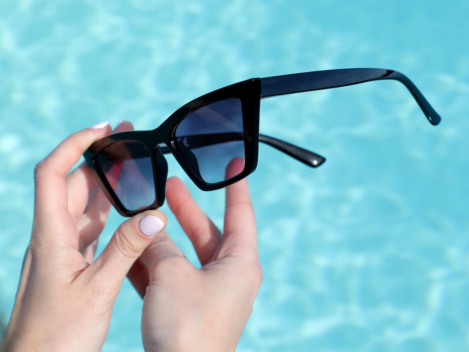 explosión Precursor dinastía Gafas de sol cat eye punta negra | Ale-Hop