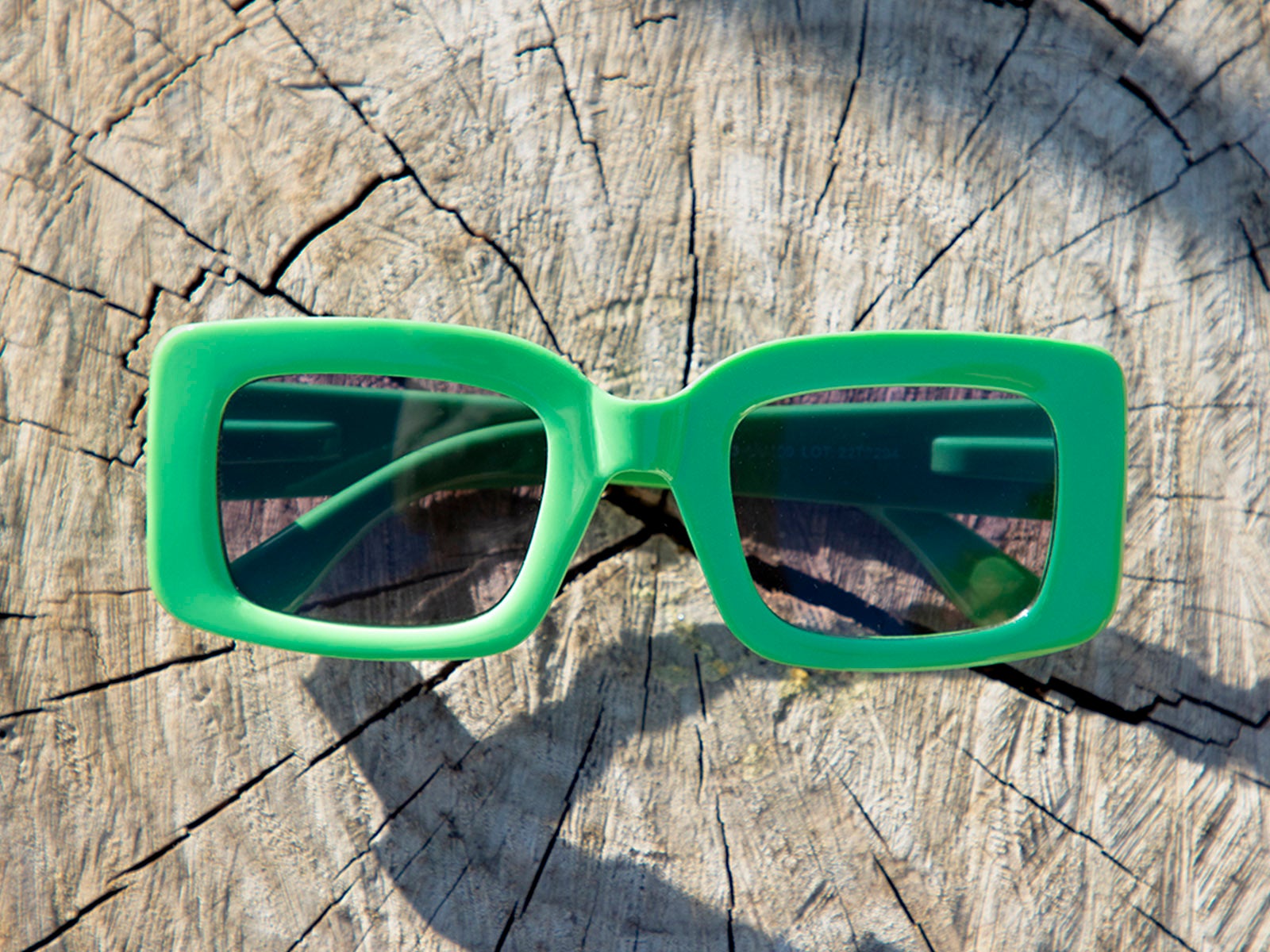 Gafas de sol cuadradas verde Ale Hop