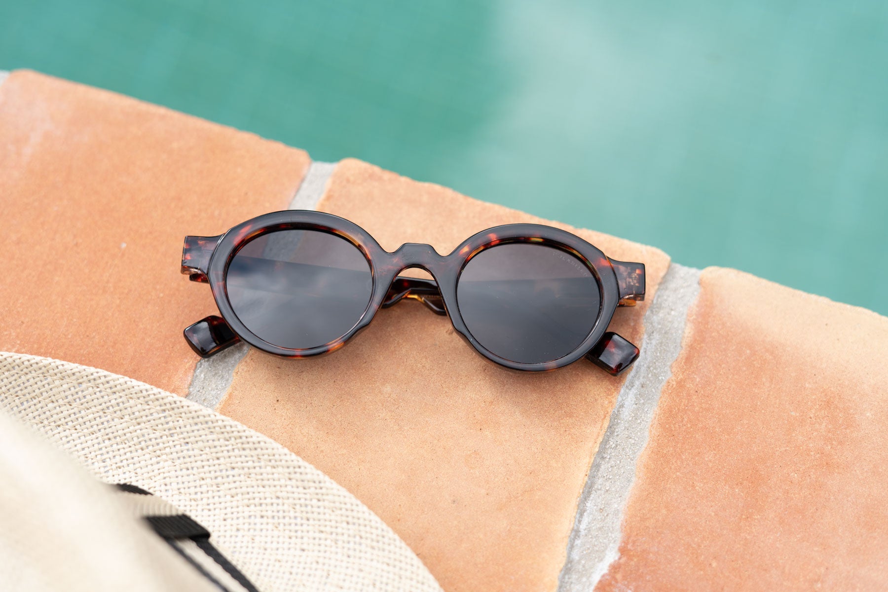 Polarized Sunglasses – Round Demi Frame