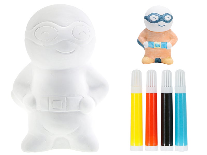 Hucha héroe para pintar