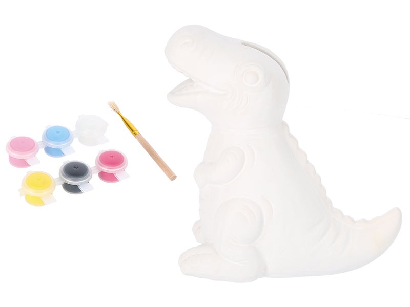 Giant piggy bank for coloring dino Ale Hop