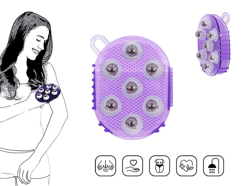 Massage balloon with metal balls Ale-Hop