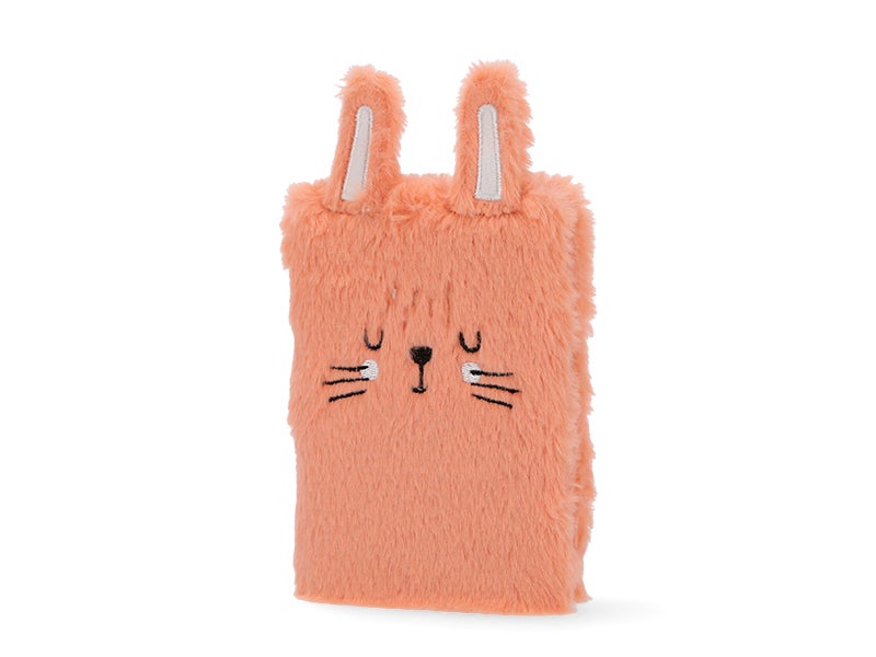 Libreta de peluche A6 - Conejo
