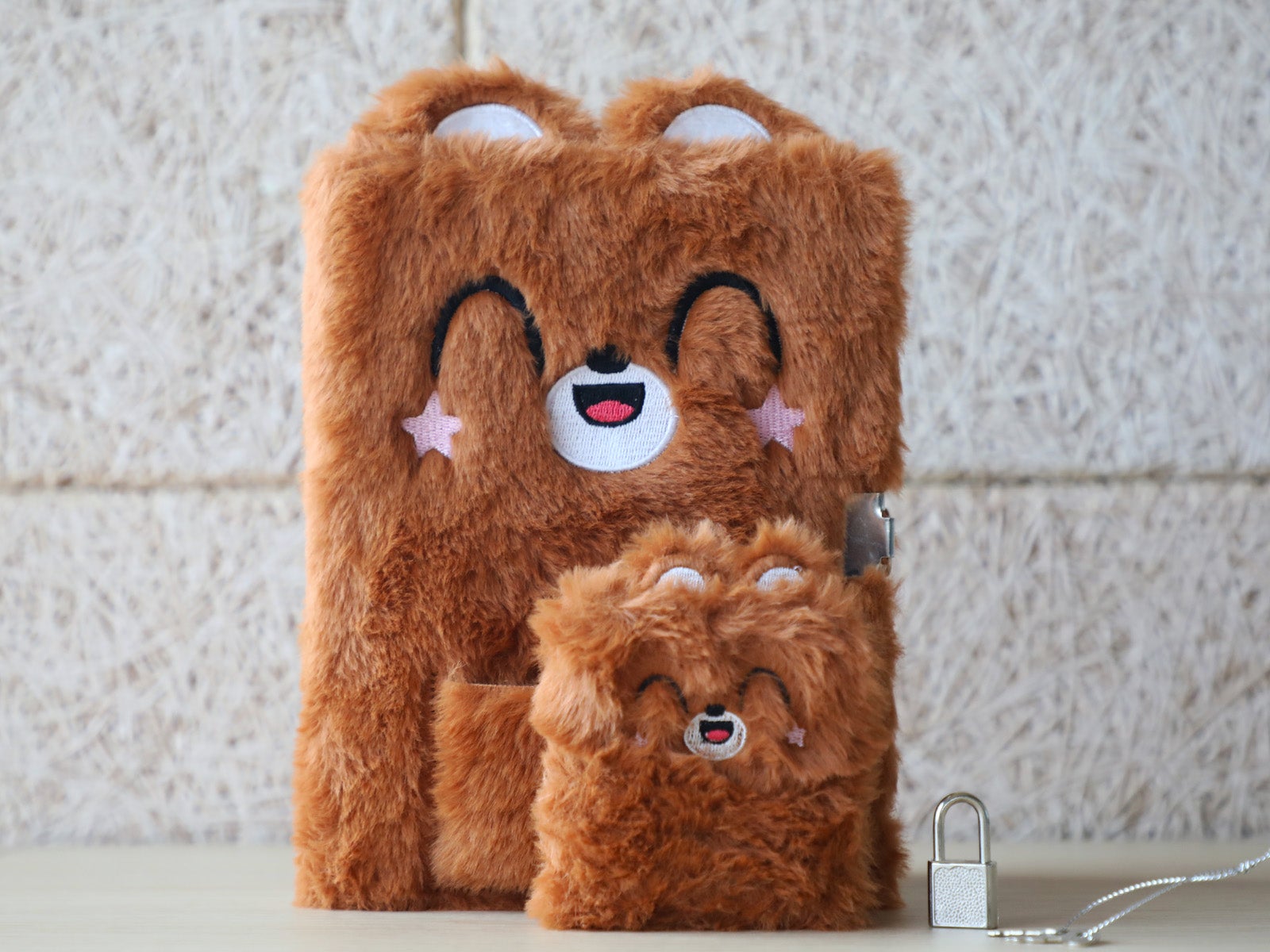 BLOCO FELPUDO DUPLO URSO