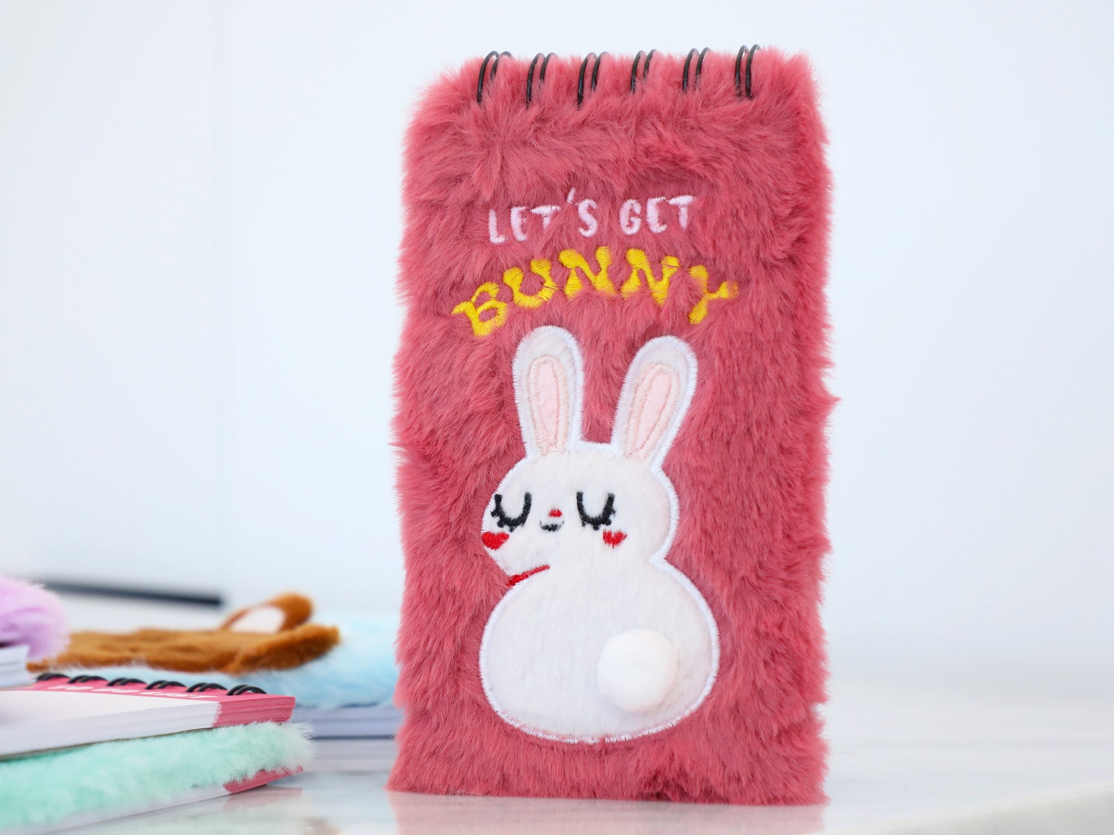 Fuzzy to do list diary bunny