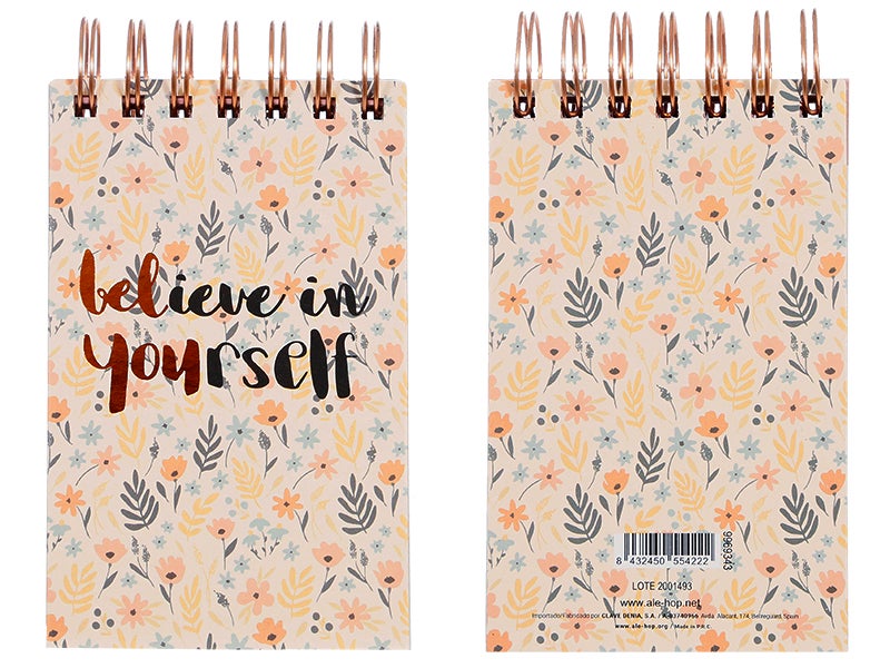 Libreta anillas believe | Ale-Hop