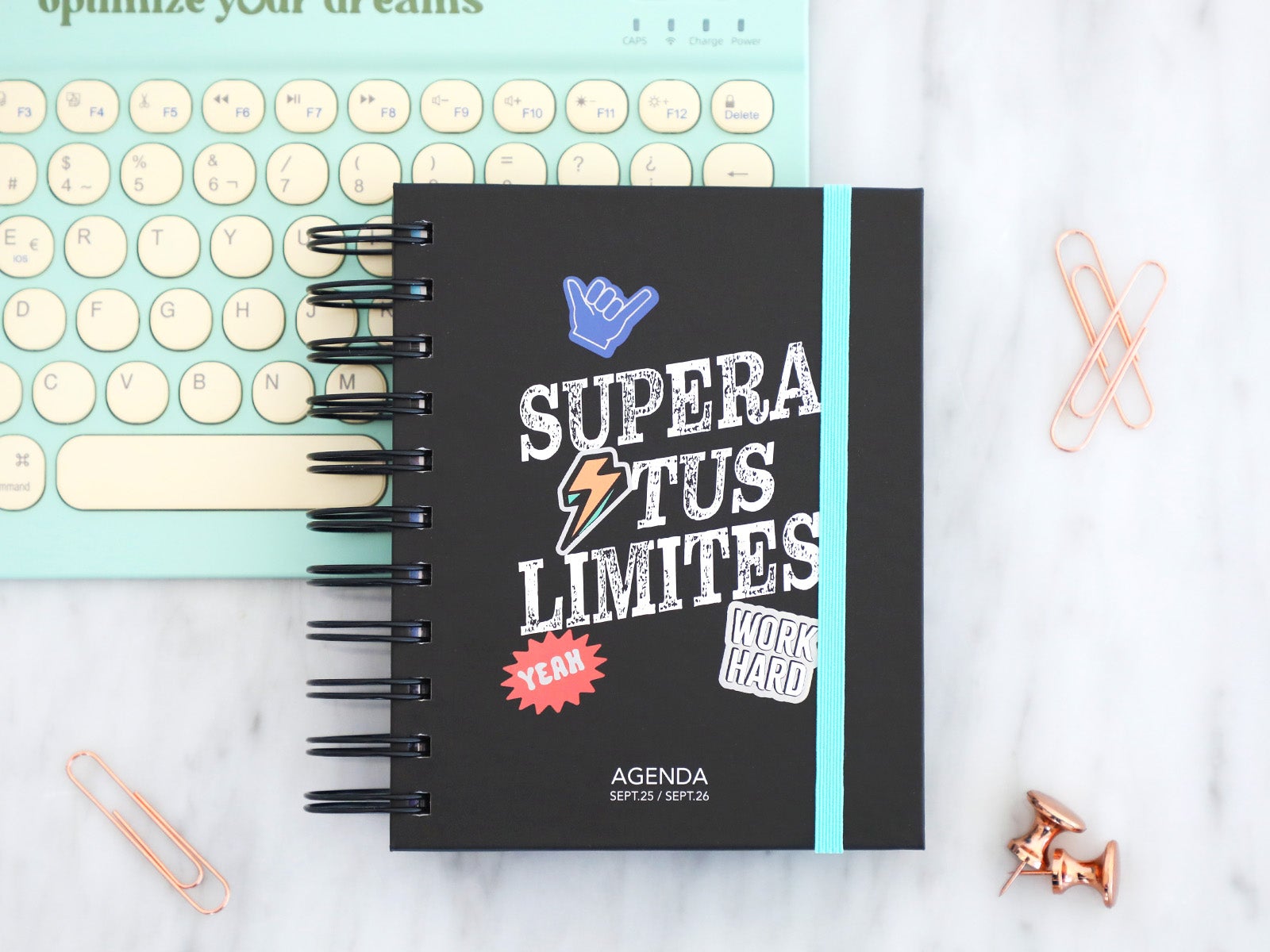 Agenda escolar A6 Semana vista 25/26 – Supera tus límites