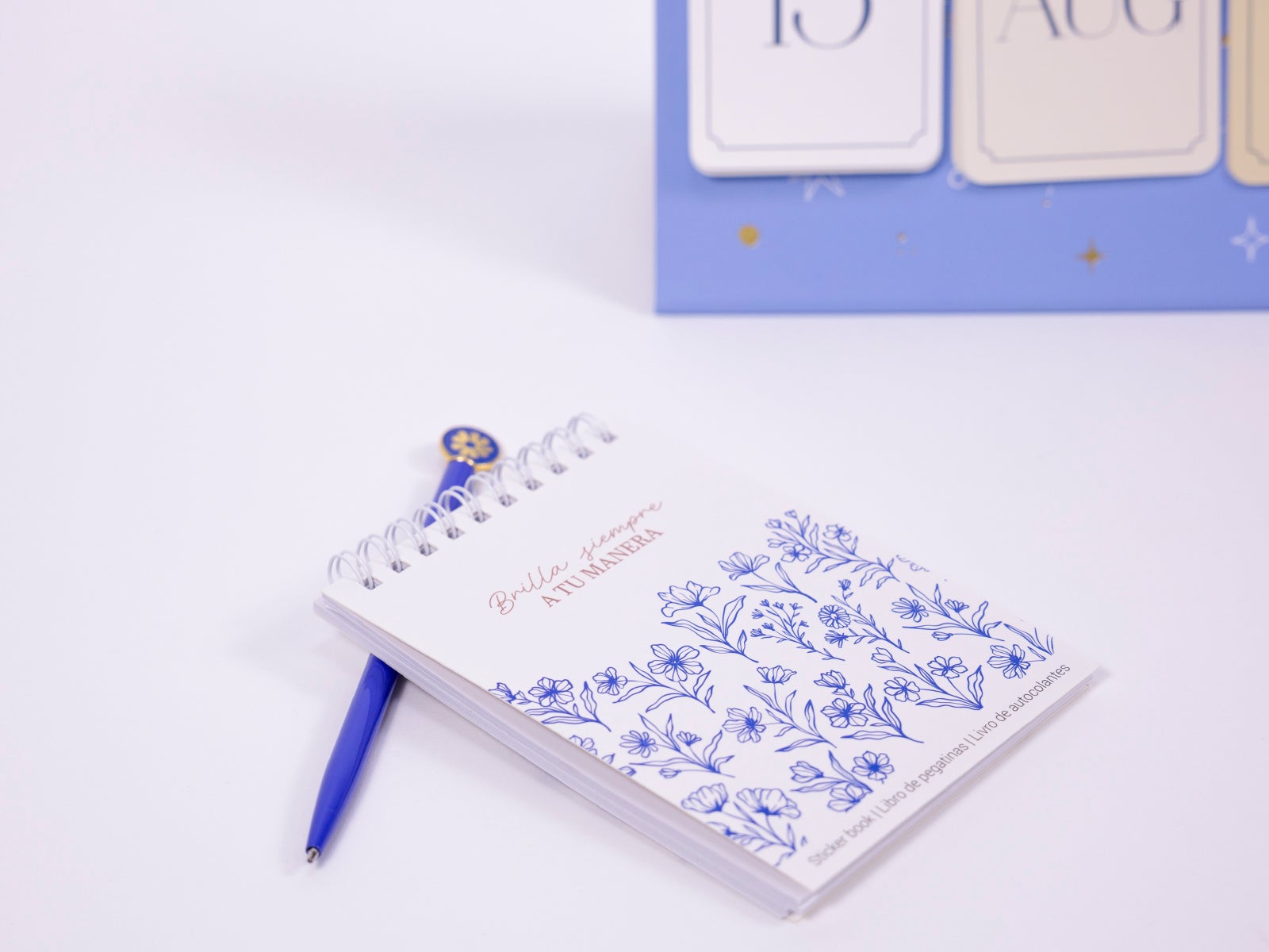 Mini libreta con pegatinas - Brilla siempre A TU MANERA