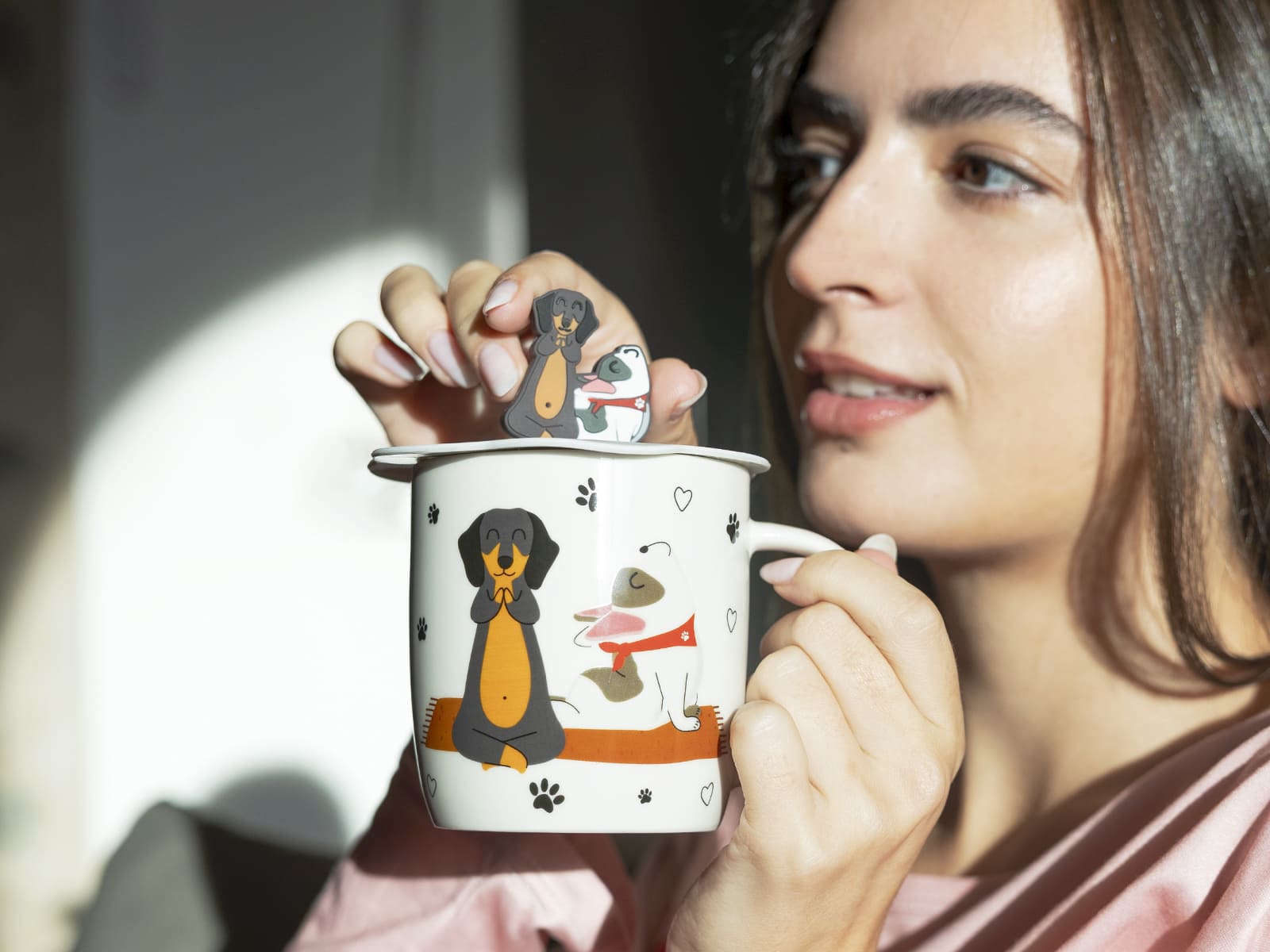 Conjunto de caneca e tampa de caneca - You’re Pawsome