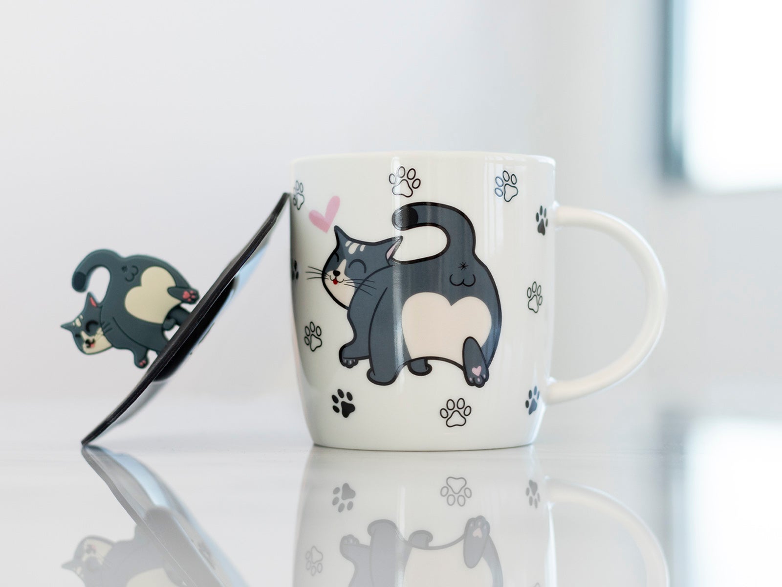 Pack taza y tapa taza gato - You are purr-fect!